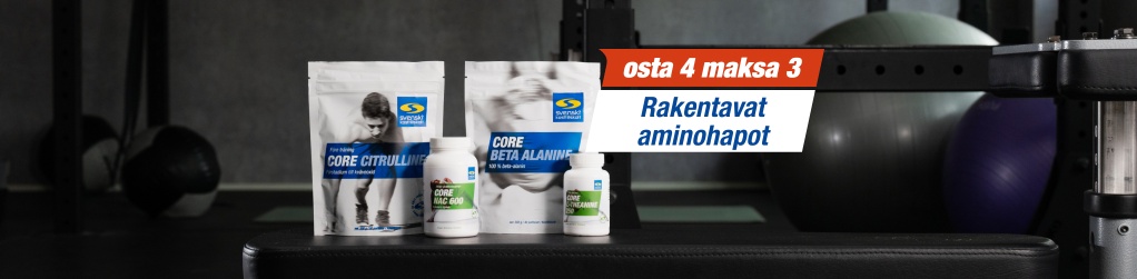Rakentavat aminohapot osta 4 maksa 3